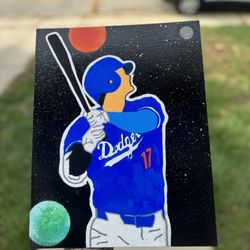 Shohei  Ohtani Art Painting 