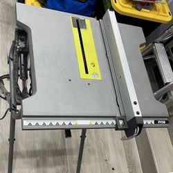 10in Table Saw with folding Stand. 15 Amp Motor. 