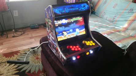 Homemade bartop arcade 815 clasic games
