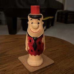 1960’s Fred Flintstone Bubble Bath Bottle