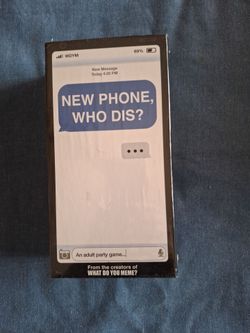 New Phone Who Dis ? Adult Party Game