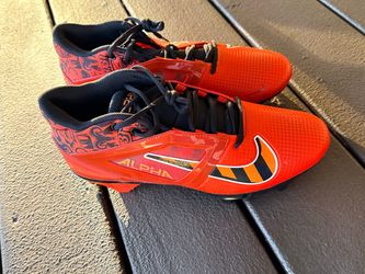 Nike Alpha Football Cleats Orange Black