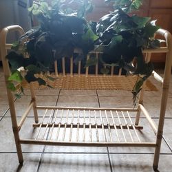Cute Indoor Or Outdoor Bamboo Plant Stand $50 Obo