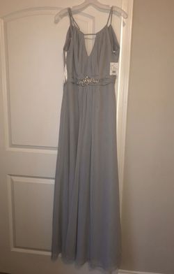BRAND NEW Mystic Grey Bridesmaid Dress