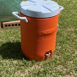 Rubbermaid Commercial Orange Insulated 5-Gallon Water Cooler - REDUCED