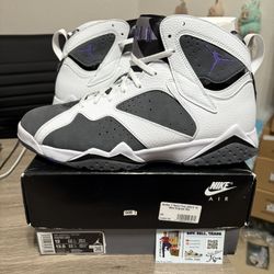 Size 12 -  TRIED ON Nike Air Jordan 7 Retro Flint 2021