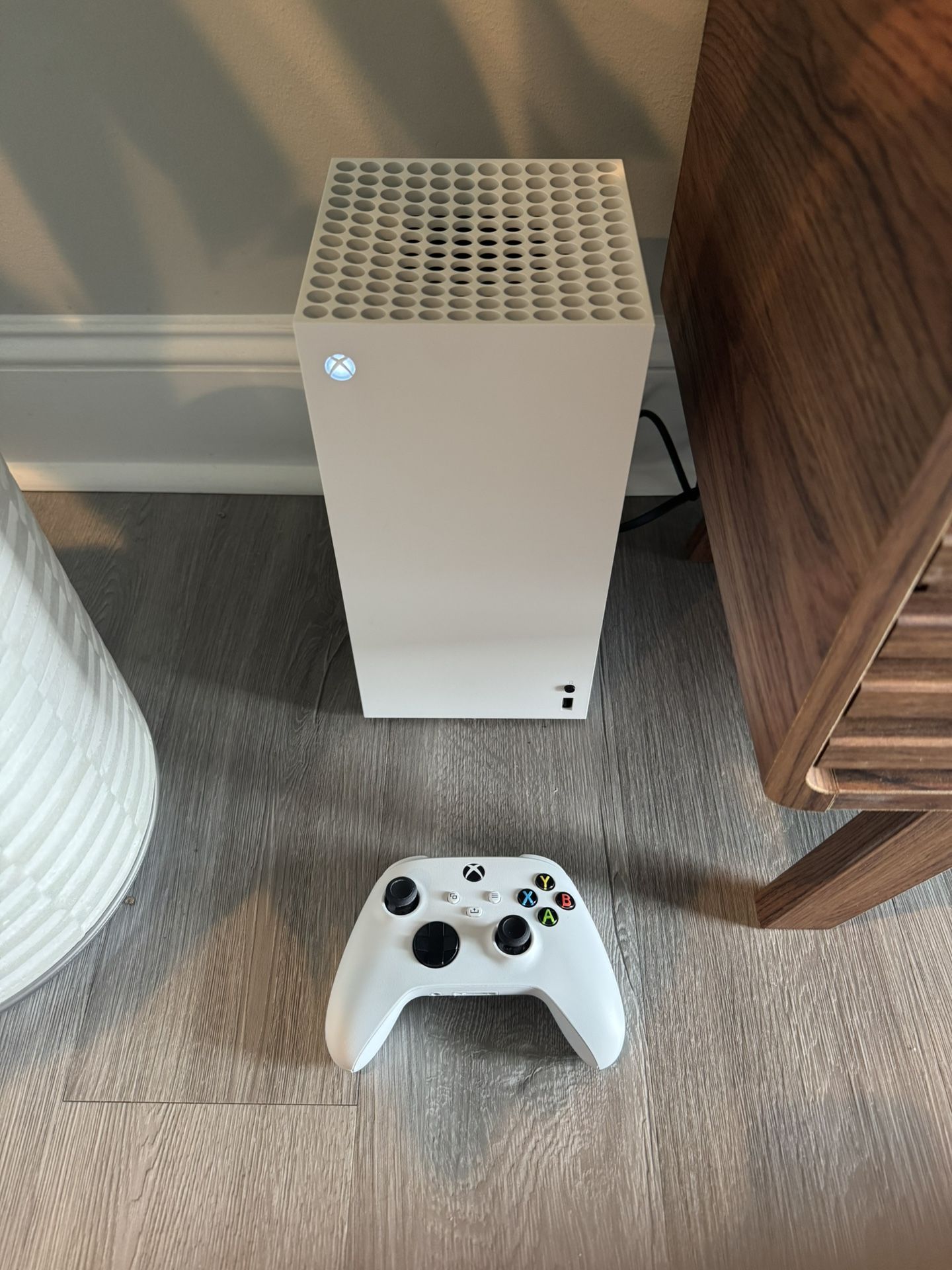 Xbox X with controller