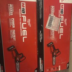 Milwaukee M18 FUEL 8 in. 18V Lithium-Ion Brushless HATCHET Pruning Saw Kit with 6Ah High Output Battery and Charger