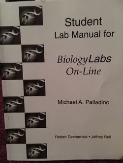 Biology 160 online lab with notebook