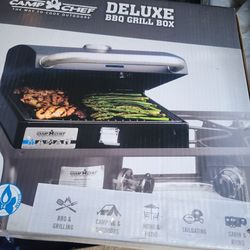 Camp Chef Deluxe BBQ Grill Box New