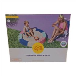 Brand new sandbox with cover