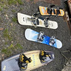 Snowboards And Wake Board