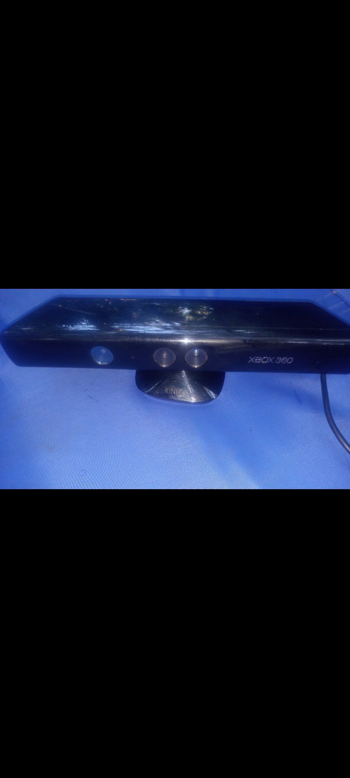 XBOX 360 Kinect Sensor Bar Camera Model 1414 Black "good used condition

