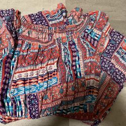 Multicolored Stretchy Romper 