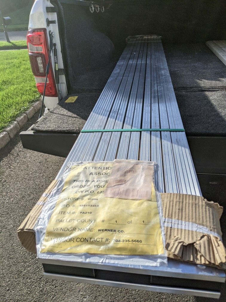 Werner PA210 10ft to 17ft Aluminum Extension Plank/Scaffold