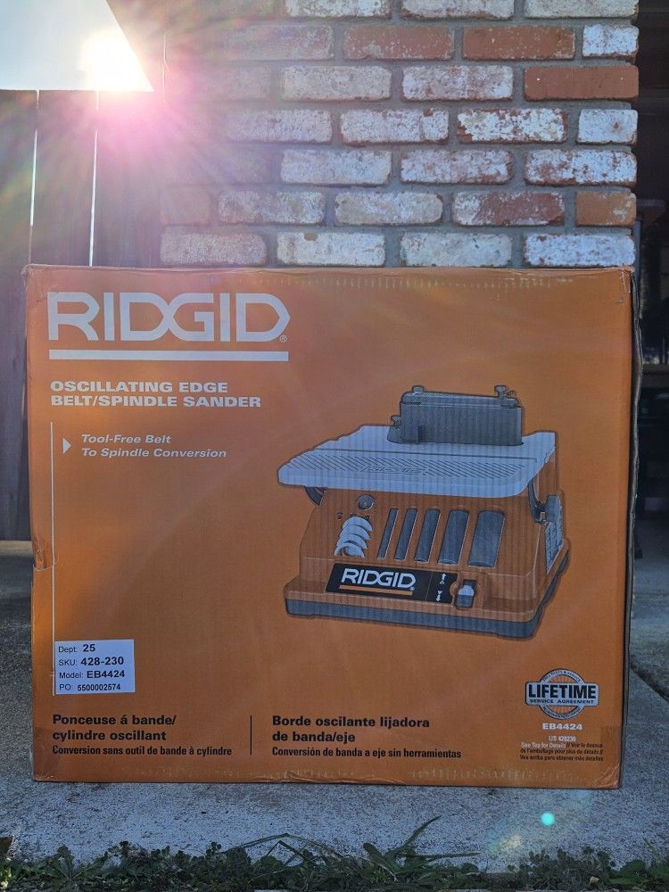 RIDGID
5 Amp Corded Oscillating Edge Belt/Spindle Sander