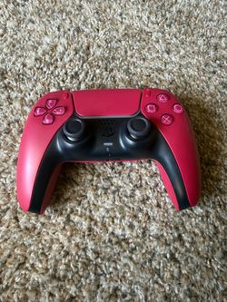 PS5 Controller in Cosmic Red