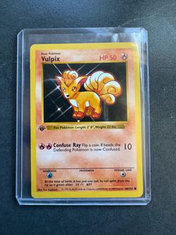 Vulpix 1st Edition SHADOWLESS