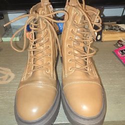 Goer Cognac Women's Combat boots