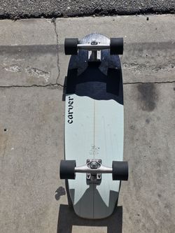 CARVER 32.5" BLACK TIP SURFSKATE RARE