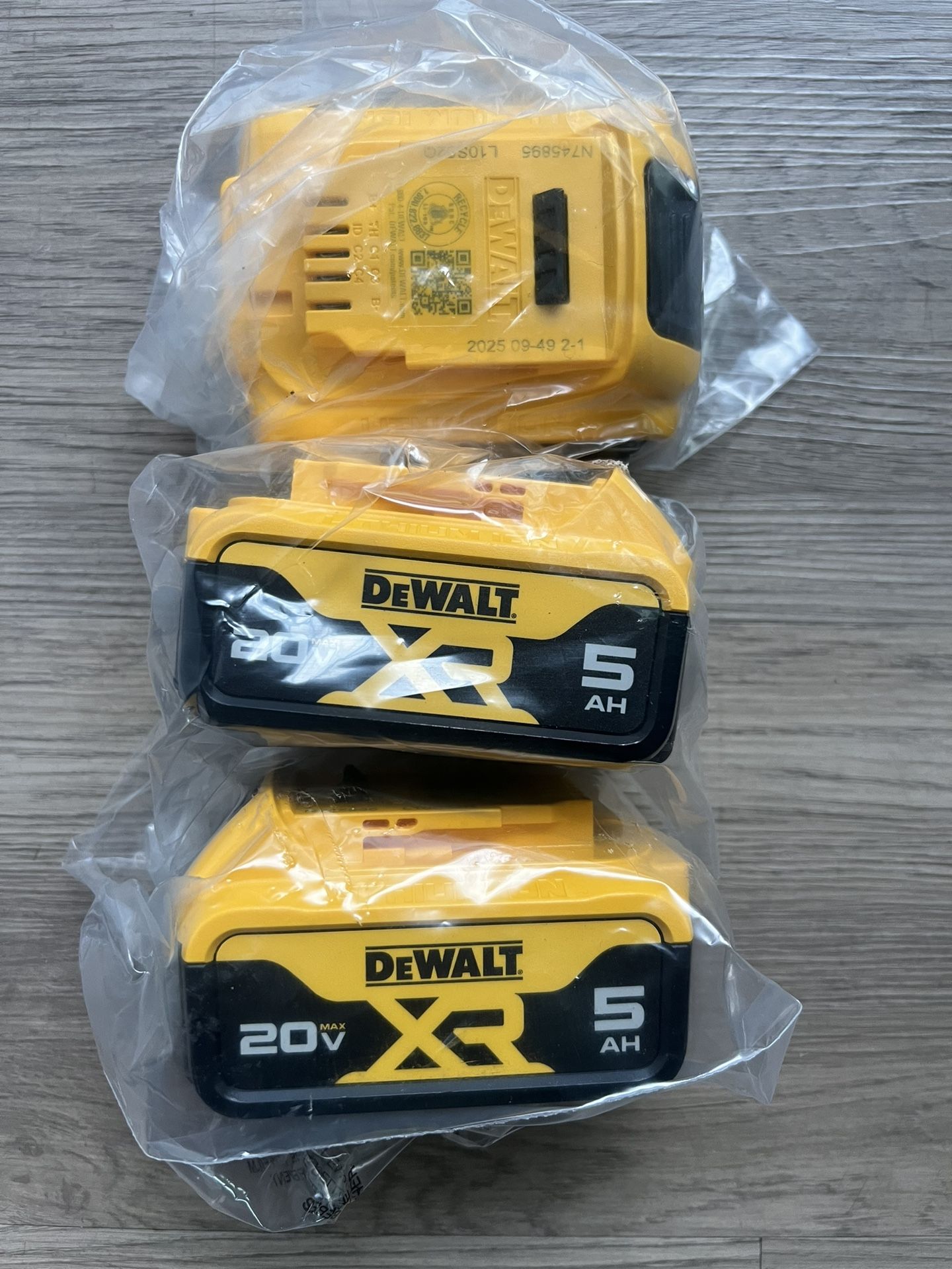 Dewalt batteries $70 Each