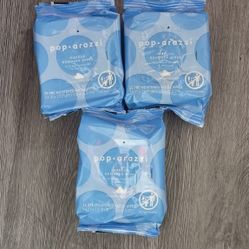 Pop-arazzi Make up Remover Wipes 25 Facial Wipes Count