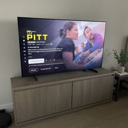 Light Wood TV Stand 