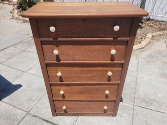 2 antique cabinets dressers dove tail