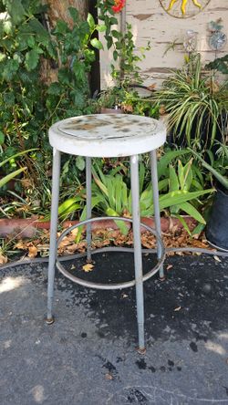 #Stool #Vintage #Industrial #Metal #Stool