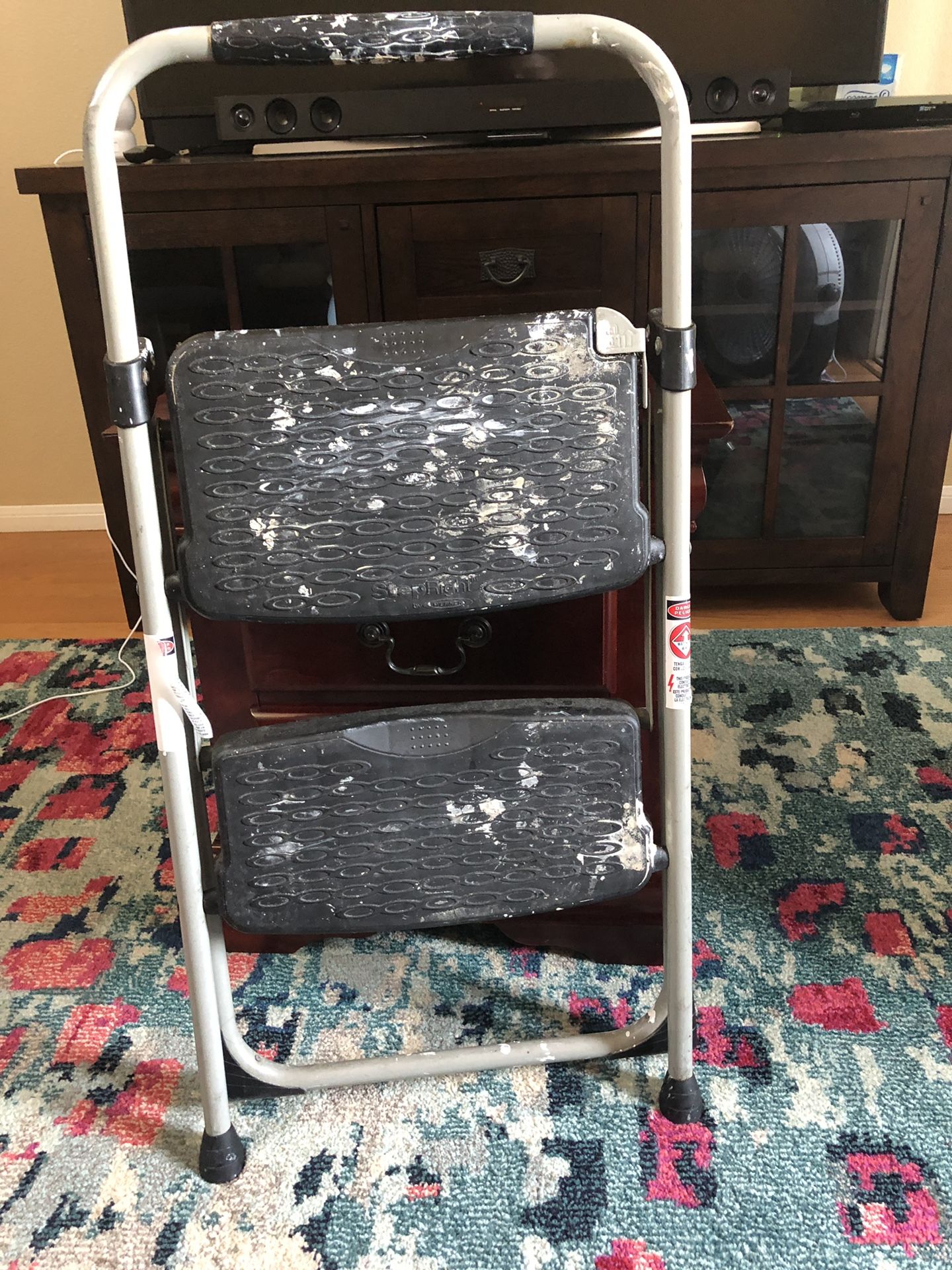 2 step folding stool