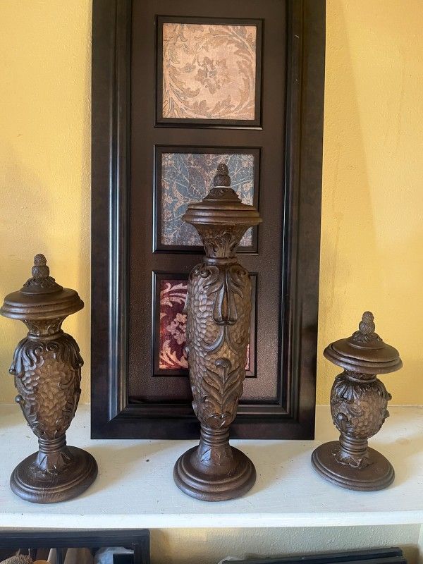 3 Bases Se Puede Decorar Con Velas Tanbien Son Nuevos Son De Home Interiors