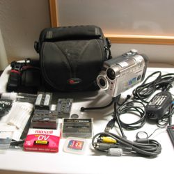 RARE Samsung SC-D6550 MiniDV Tape Video Camcorder 5.0 MP Camera & Cassette Playback Player