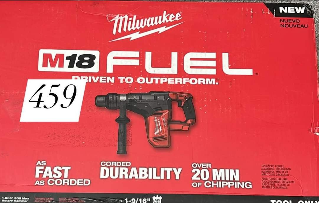 Rotary Hammer 1- 9/16" Fuel Cordless  $100 Below Retail