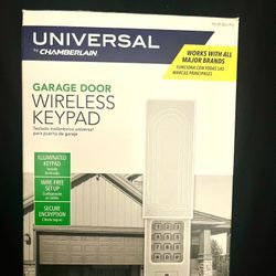 Klik2U-P2 Chamberlain Universal Garage Door Wireless Keypad 