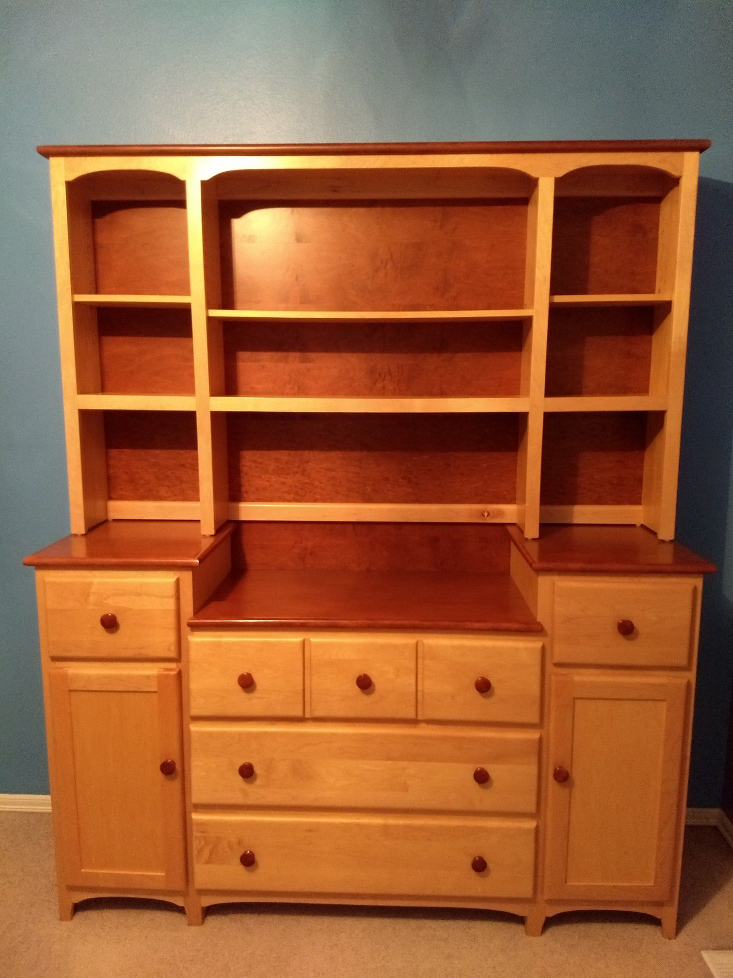 Solid wood, dresser, changing table, night stand