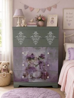Mr. and Mrs. Frog dresser  custom