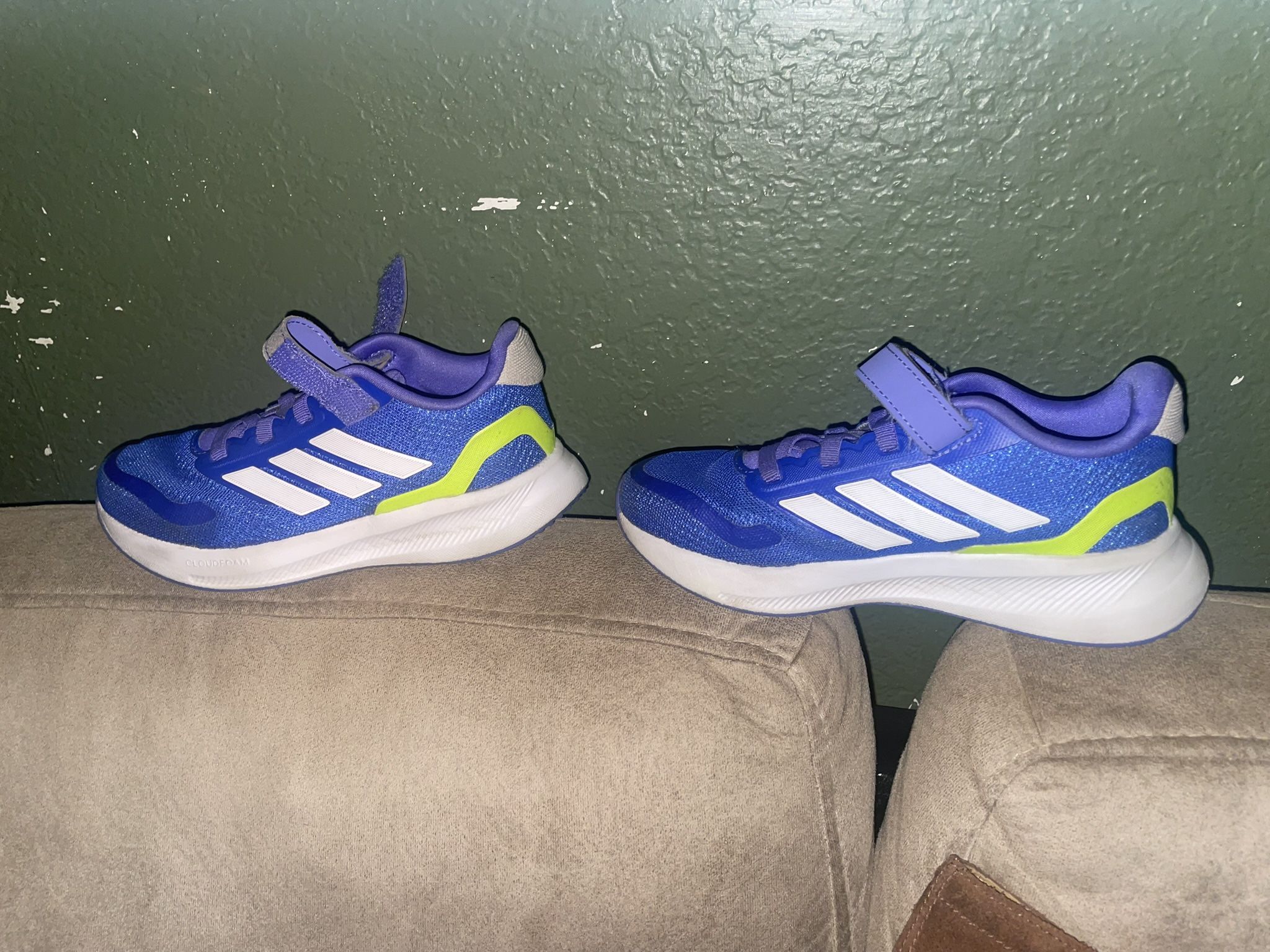 Blue Adidas Tennis Shoes