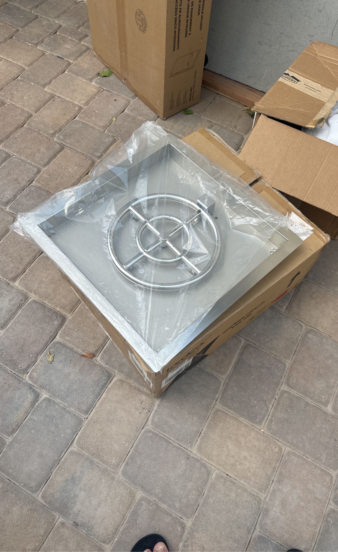 24x24 Fire pit Pan