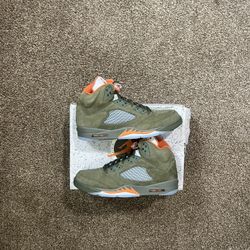 Jordan 5 Olive Size 14