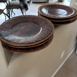 14” Tala Era Mexico Ceramic Charger  Set Of 6