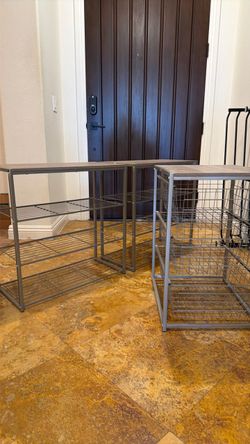 Target threshold 3 drawer organizer + shoe racks (2)