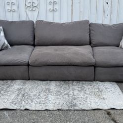 Grey Jerome’s Modular  Cloud Couch Sofa 