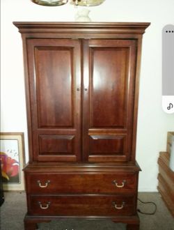 Homemade Custom Wood Cabinet/ Sowing Cabinet