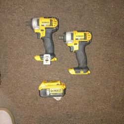 DeWalt 20v Impact Driver Drills 