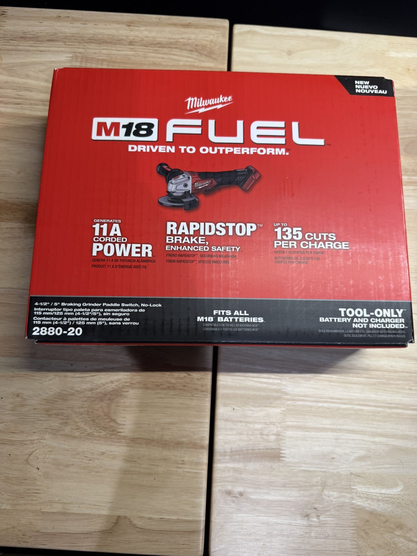 New Milwaukee Fuel M18 Grinder