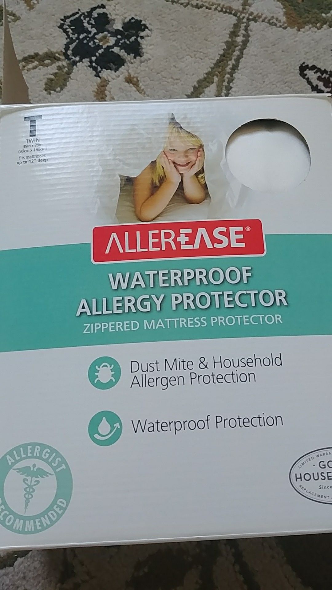 New mattress protector.