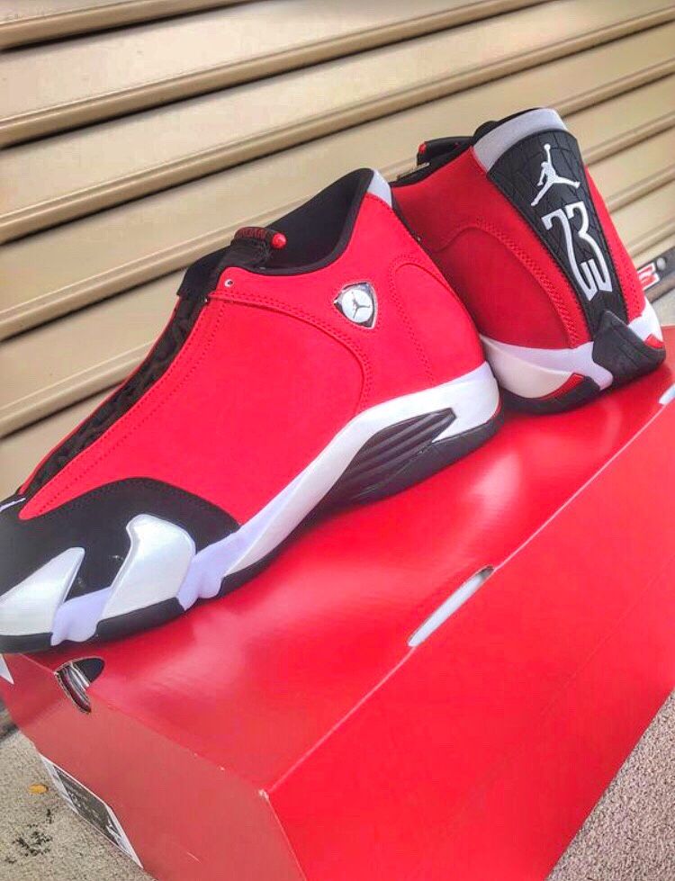 Air Jordan 14 Red Toro SIZE 13 Deadstock Sold out everywhere