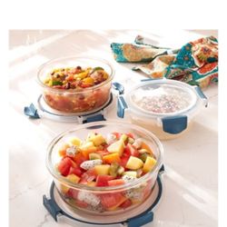 Princess House Lock Fresh Round Storage Set