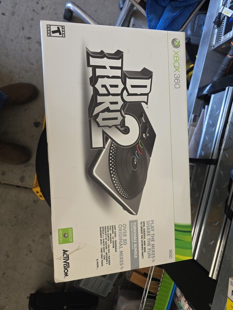 XBOX 360 DJ HERO 2 TURNTABLE