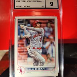 Shohei Ohtani 2022 Topps Series One #1 Los Angeles Angels (UCG) 9Mint